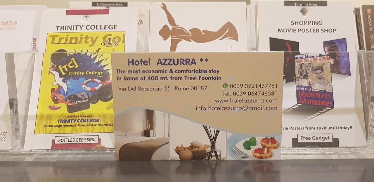 Hotel Azzurra 罗马 外观 照片